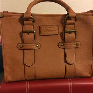 G.H. Bass & Co. Tan Leather Handbag